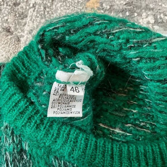 VINTAGE BENETTON MOHAIR BLEND SWEATER! GVC! SZ M/L - Picture 3 of 9